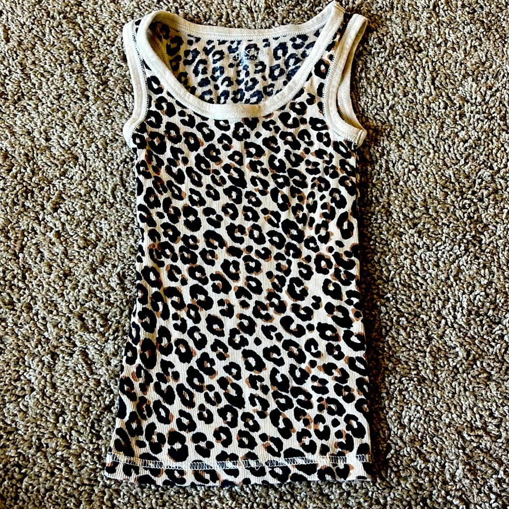 Cheetah Pring Tank from Cherokee Girls size XS 4-5